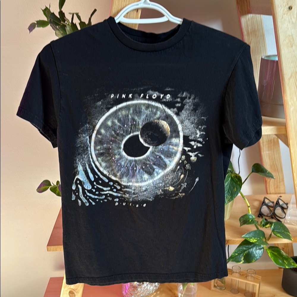 Pink Floyd Black Polo Graphic T-Shirt